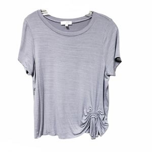 Jillian N Lavender Short Sleeve Shirt Sz MP